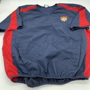 Cooperstown Dreams Park Short Sleeve 1/4 Zip Men's Size Large Blue Baseball Top